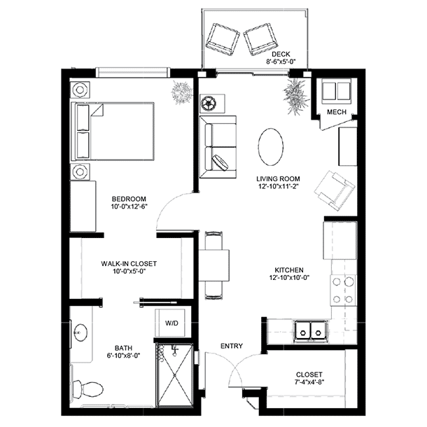 Meadowview of Davenport, Assisted Living 1 Bedroom 1 Bathroom