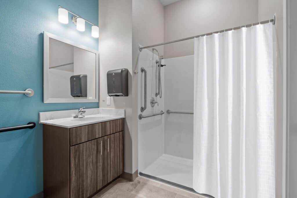 Memory Care Suite Bathroom Davenport Independent and Assisted Living