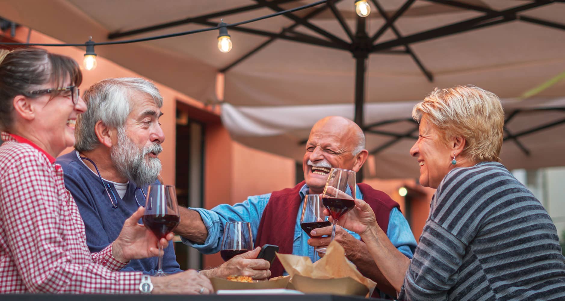 Friends Happy Hour Event, Senior Living