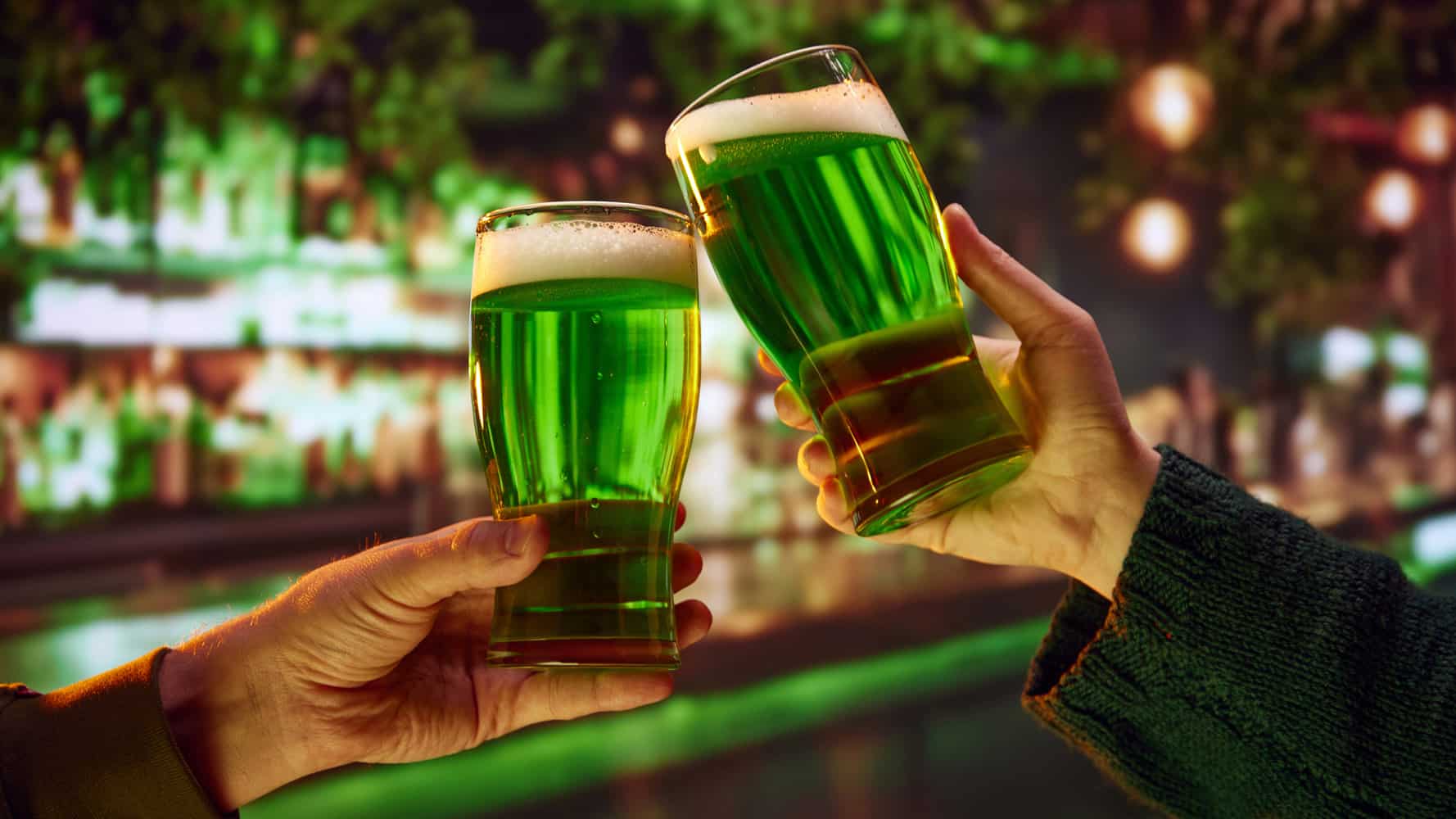 Senior Living, St Patricks Day Event Green Beer